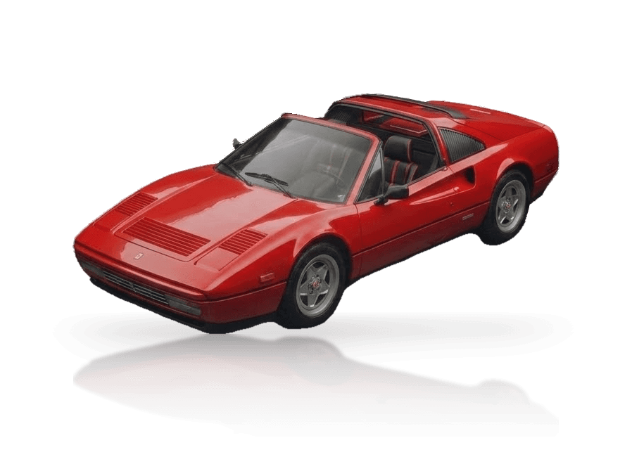 Illustration of a Ferrari 328 GTS.