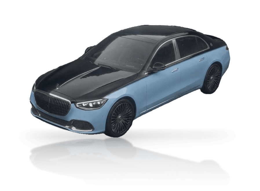 Illustration of a Mercedes-Maybach S680 4MATIC.