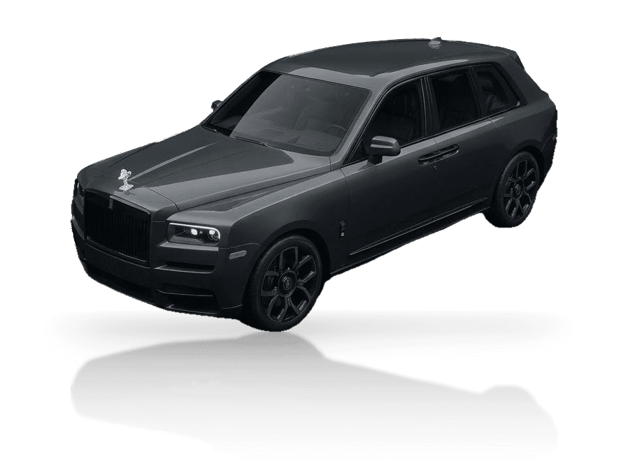 Illustration of a Rolls-Royce Cullinan Black Badge.