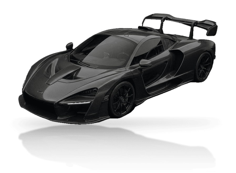 Illustration of a McLaren Senna (MSO Carbon Edition).