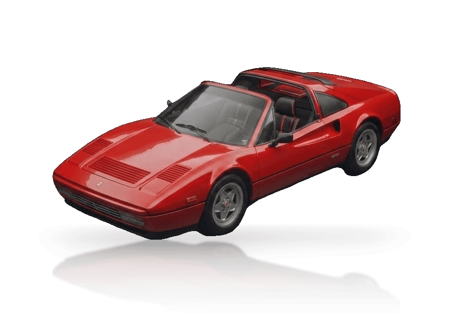 Illustration of a Ferrari 328 GTS.