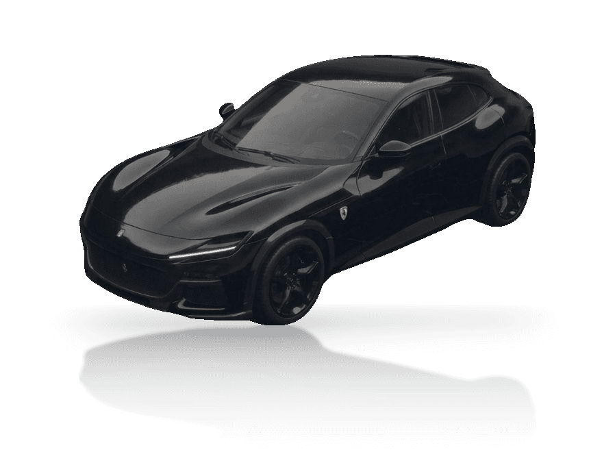 Illustration of a Ferrari Purosangue.
