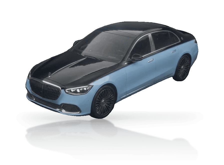 Illustration of a Mercedes-Maybach S680 4MATIC.