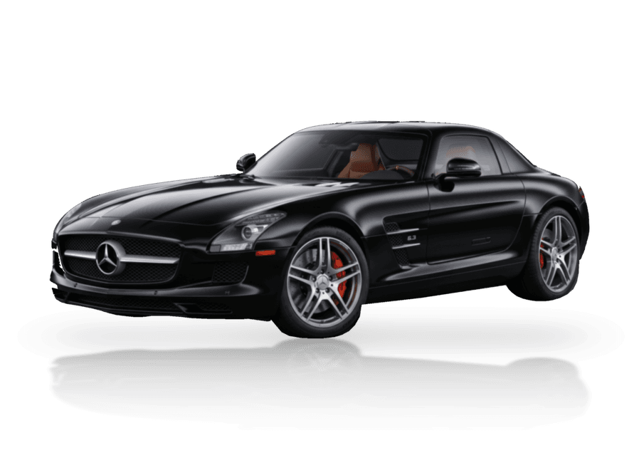 Illustration of a Mercedes-Benz SLS AMG.