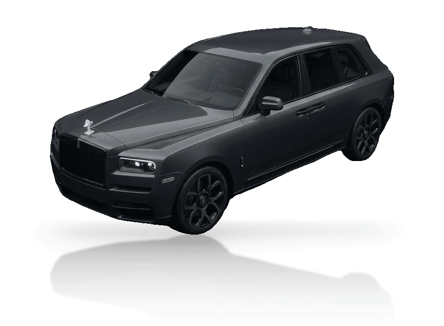 Illustration of a Rolls-Royce Cullinan Black Badge.