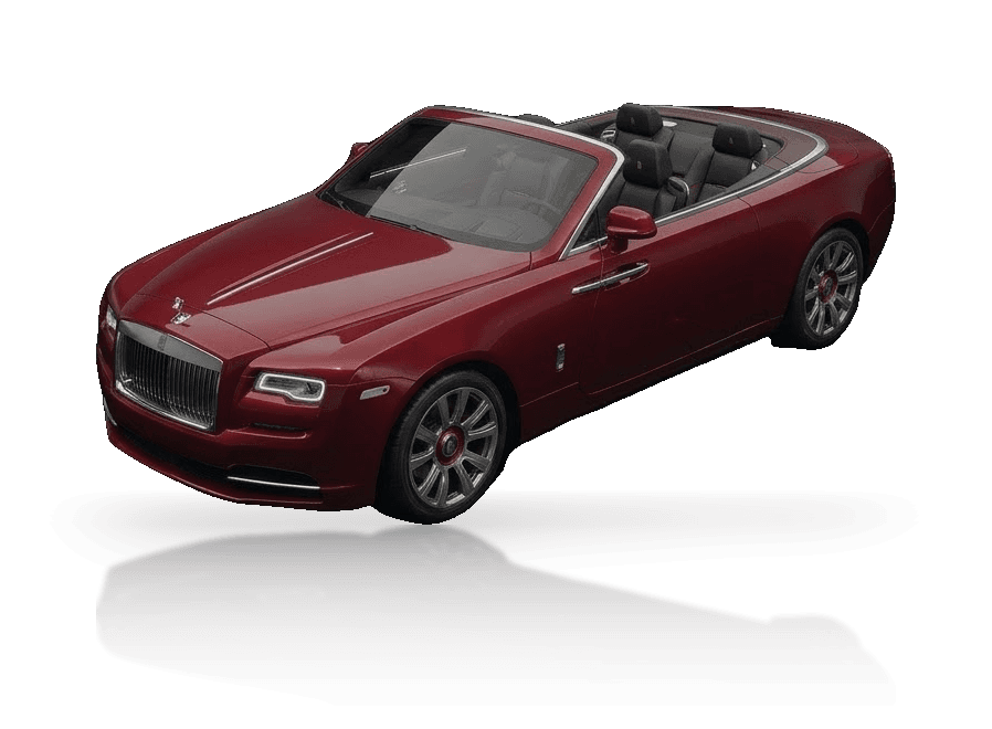 Illustration of a Rolls-Royce Dawn.